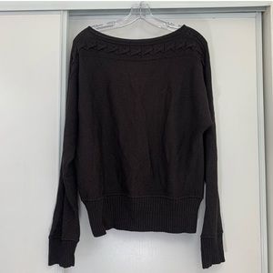 St. John Wool Blend Brown Top